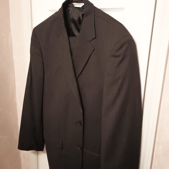 Gerald Austin Men 2 Piece Dark Grey Suit - Picture 1 of 16